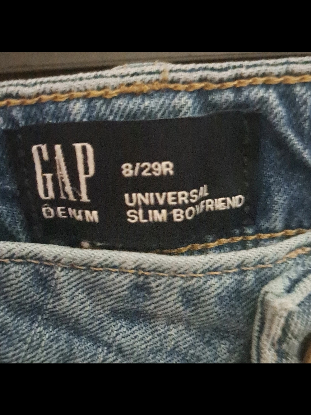 GAP Denim Universal Slim Boyfriend Jeans - Light Blue